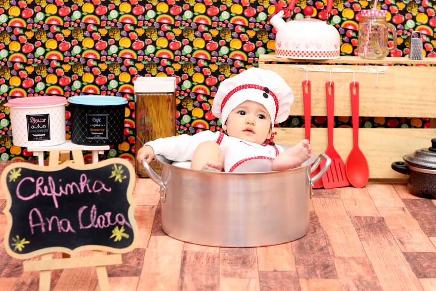 Ensaio Mini Chef de Cozinha - Ana Clara