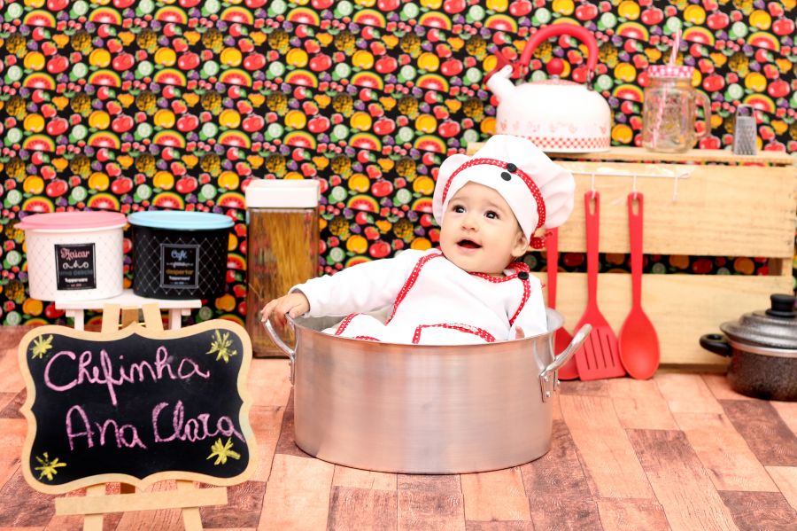 Ensaio Mini Chef de Cozinha - Ana Clara