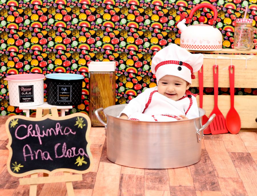 Ensaio Mini Chef de Cozinha - Ana Clara