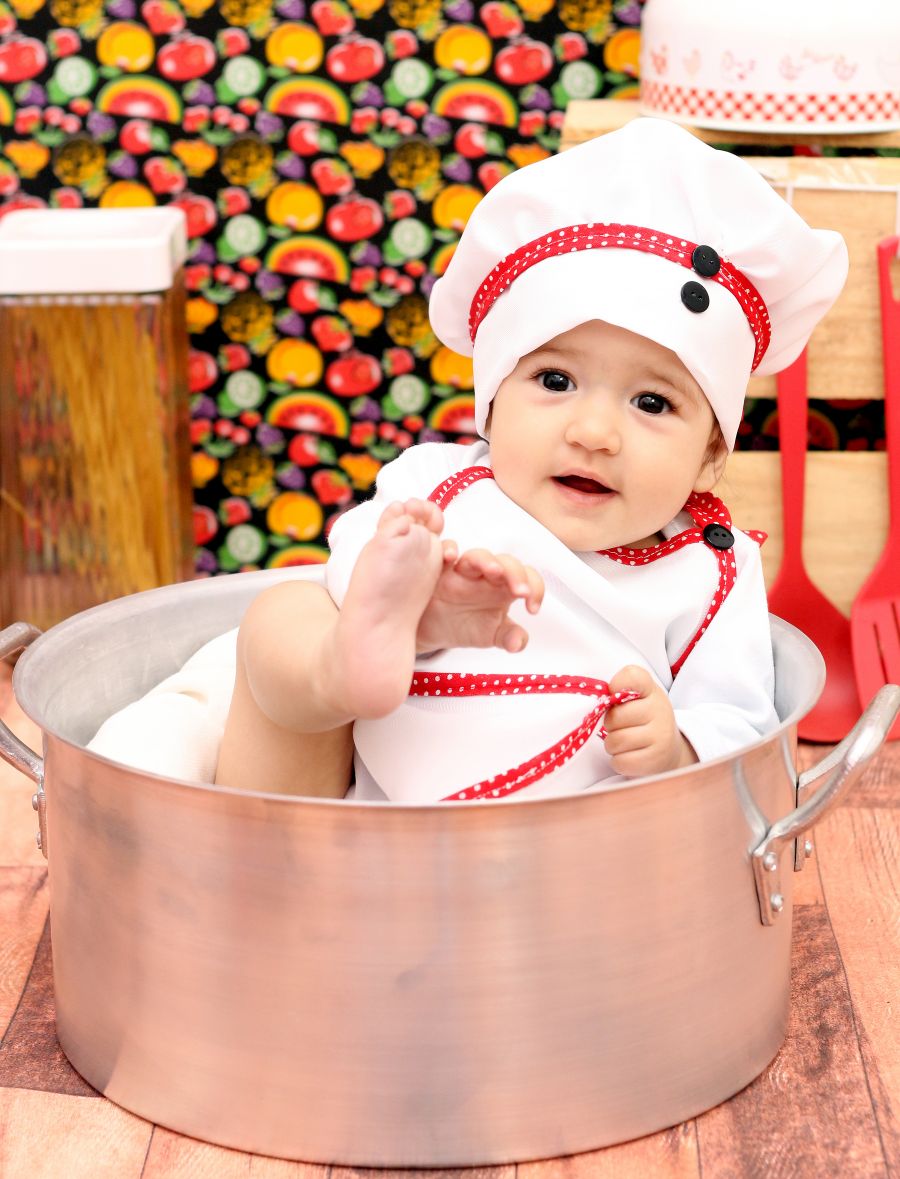 Ensaio Mini Chef de Cozinha - Ana Clara
