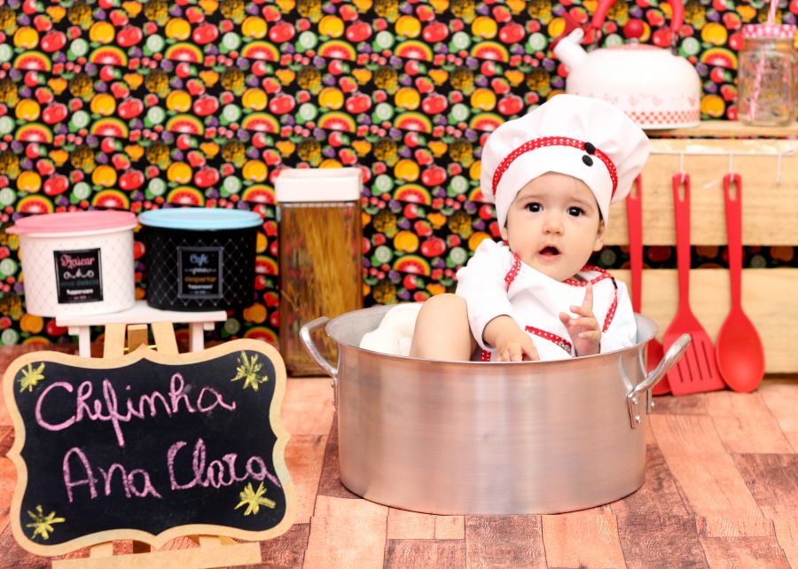 Ensaio Mini Chef de Cozinha - Ana Clara