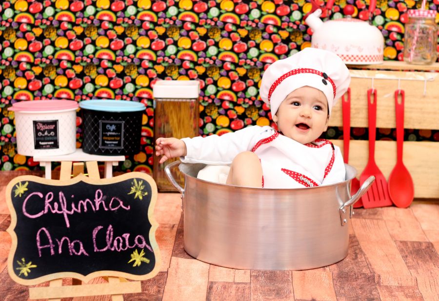 Ensaio Mini Chef de Cozinha - Ana Clara