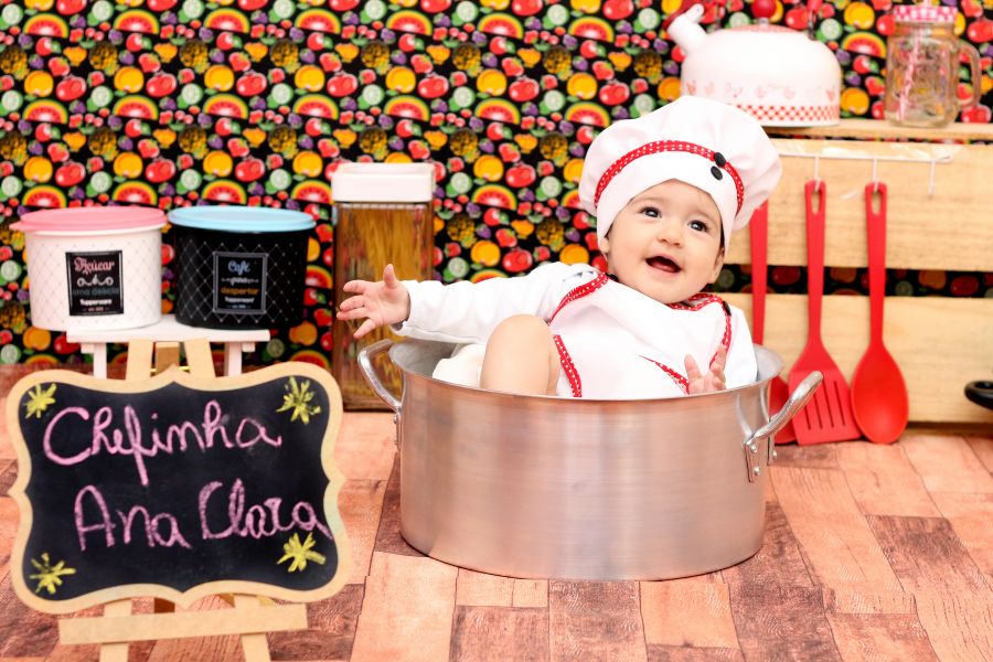 Ensaio Mini Chef de Cozinha - Ana Clara