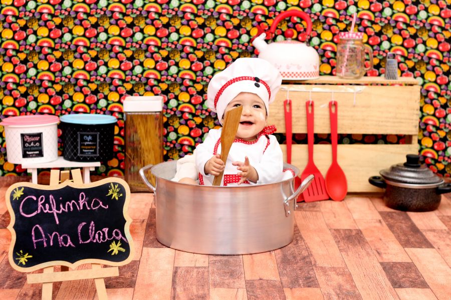 Ensaio Mini Chef de Cozinha - Ana Clara