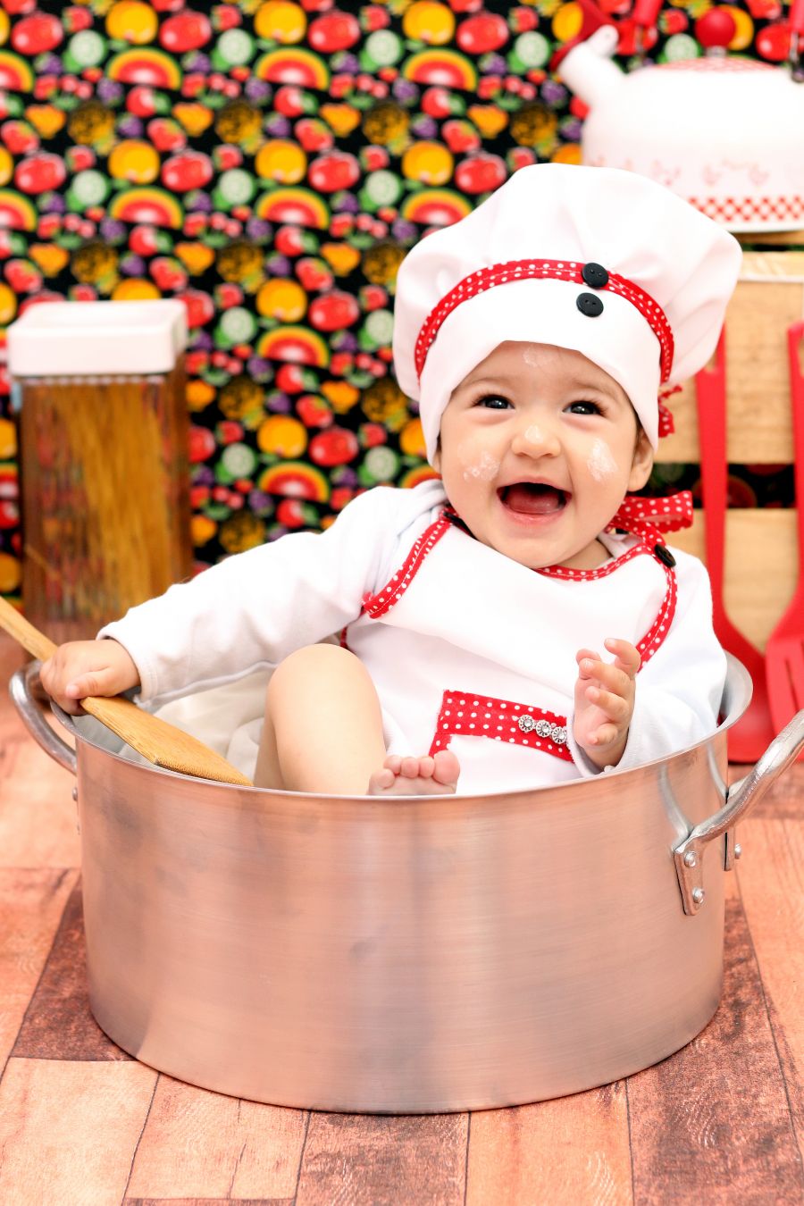 Ensaio Mini Chef de Cozinha - Ana Clara