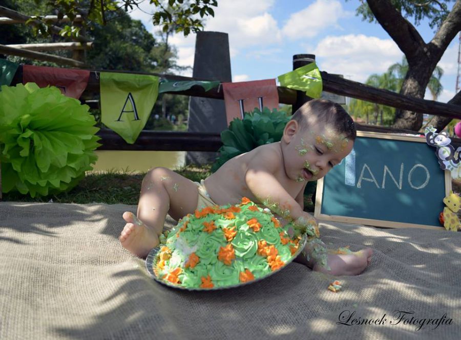 Ensaio Smash The Cake Isaque