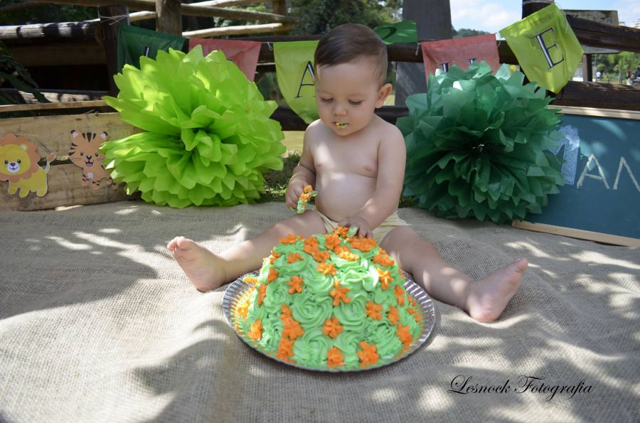 Ensaio Smash The Cake Isaque