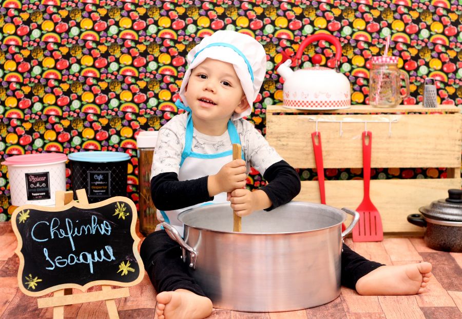 Ensaio Mini Chef de Cozinha- Isaque