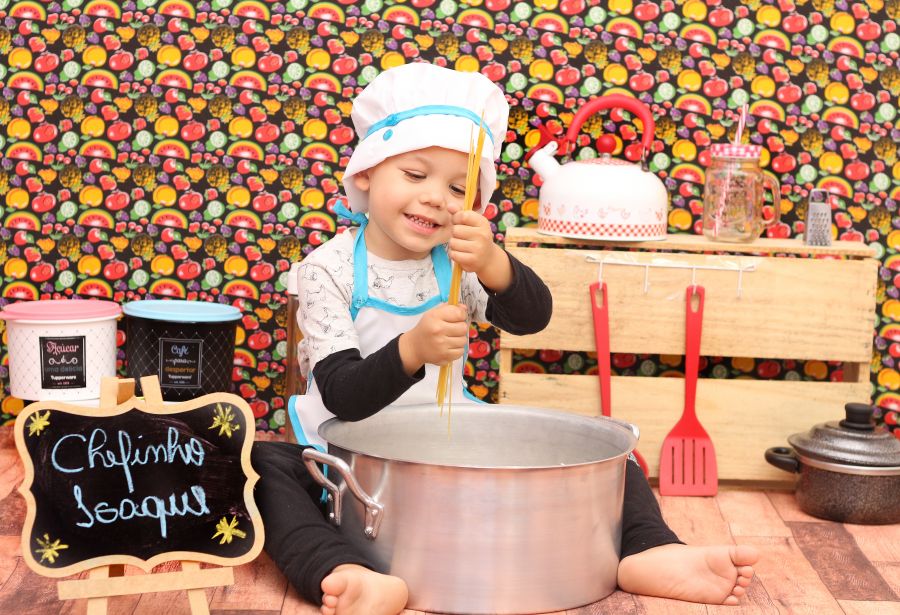 Ensaio Mini Chef de Cozinha- Isaque