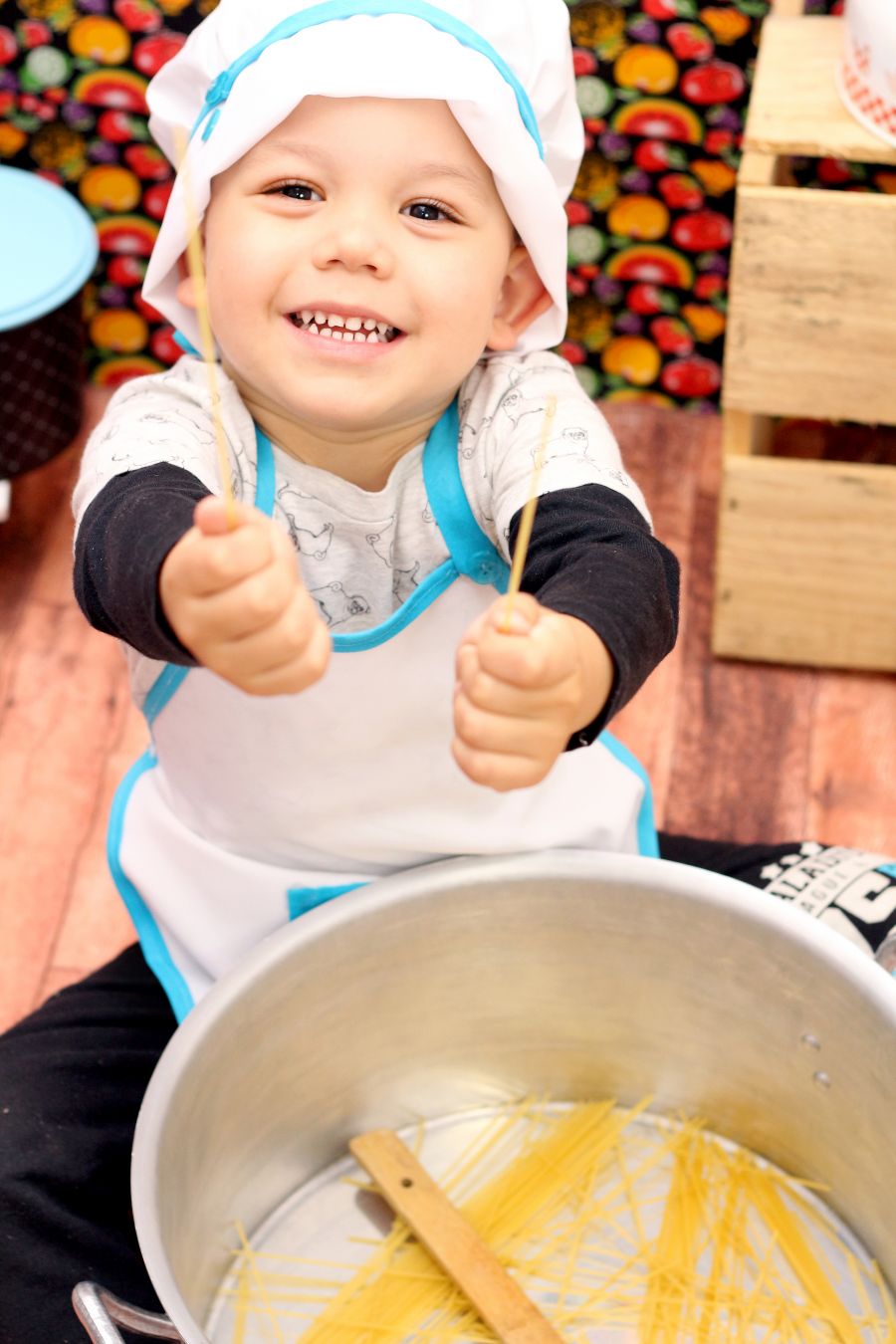 Ensaio Mini Chef de Cozinha- Isaque