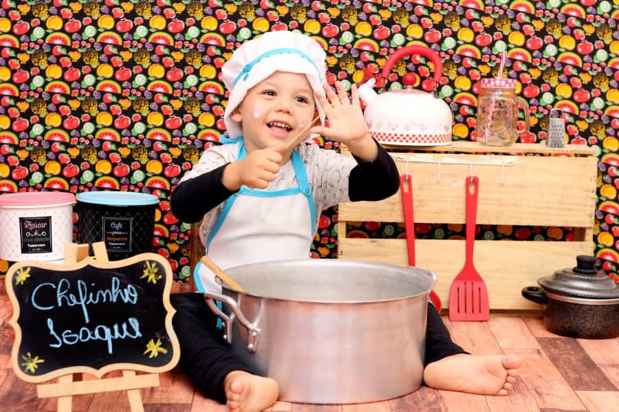 Ensaio Mini Chef de Cozinha- Isaque