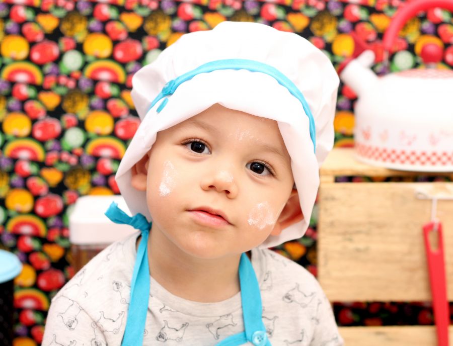 Ensaio Mini Chef de Cozinha- Isaque