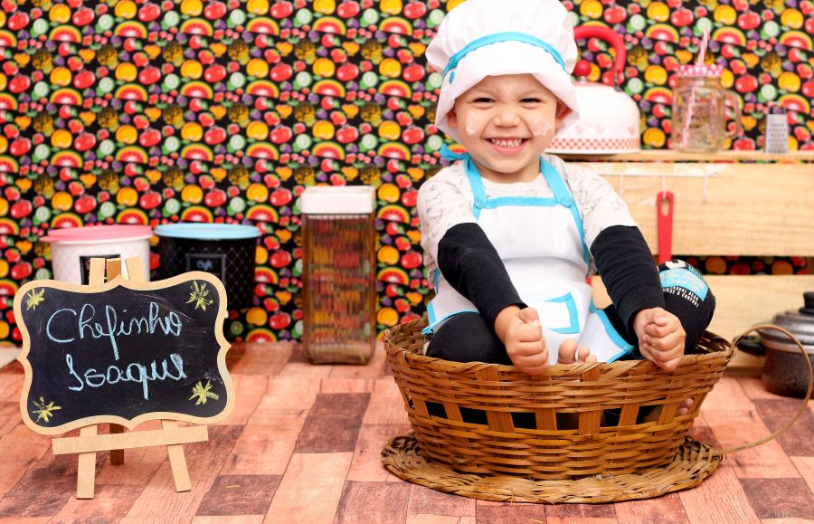 Ensaio Mini Chef de Cozinha- Isaque