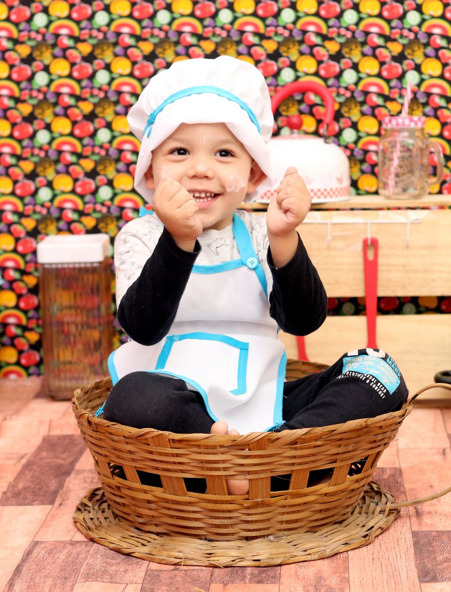 Ensaio Mini Chef de Cozinha- Isaque
