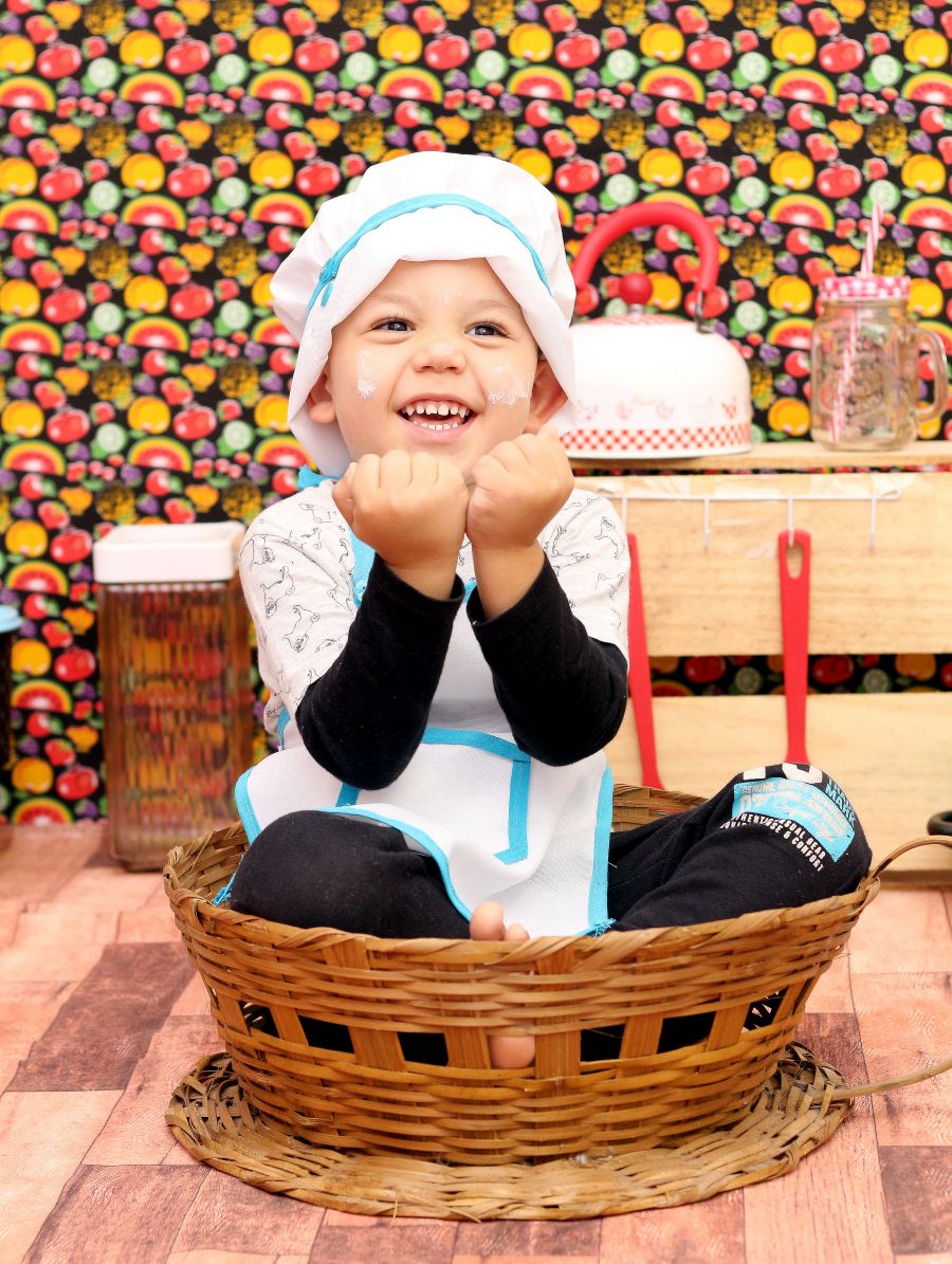 Ensaio Mini Chef de Cozinha- Isaque