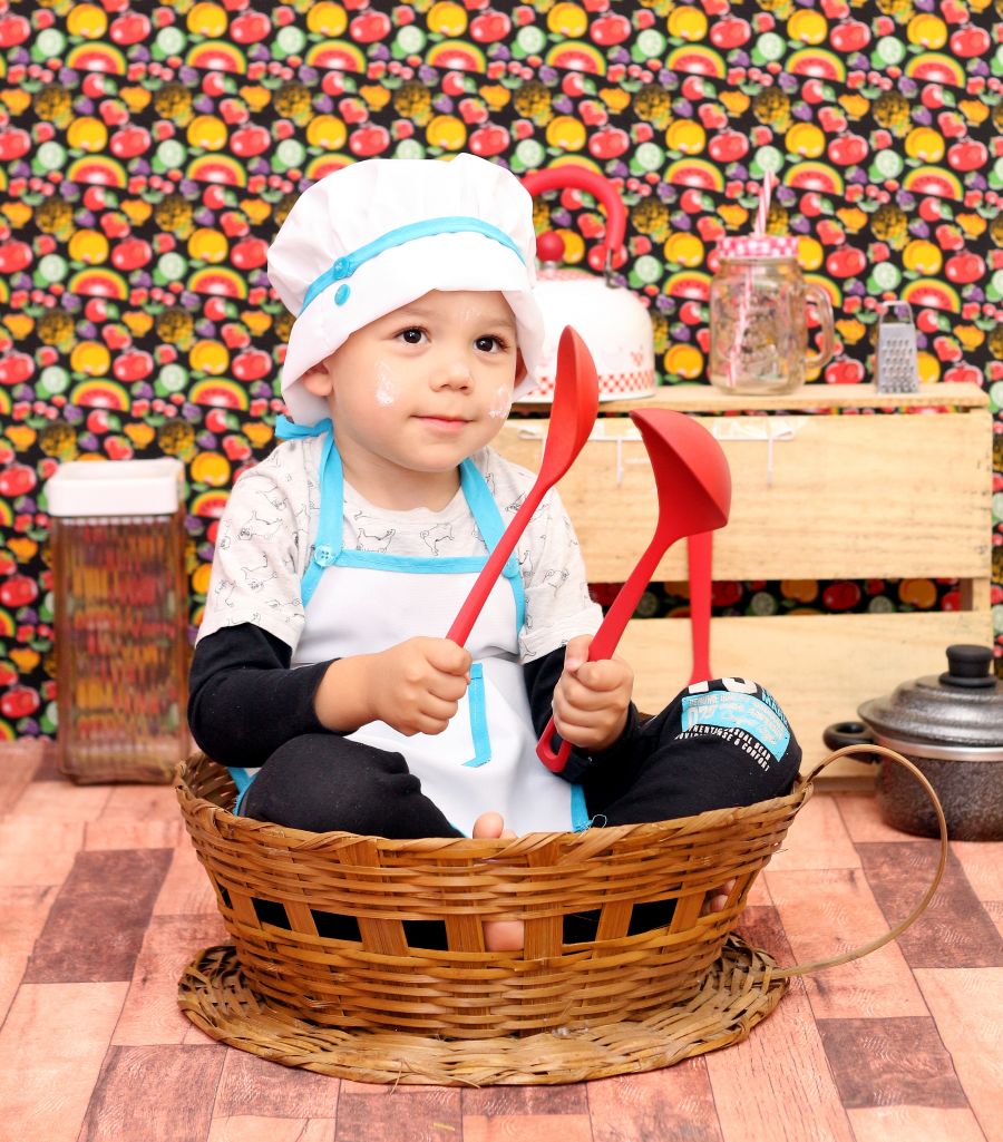 Ensaio Mini Chef de Cozinha- Isaque