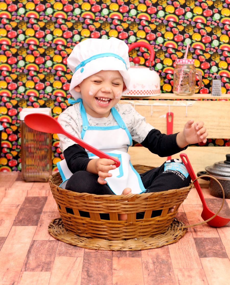 Ensaio Mini Chef de Cozinha- Isaque