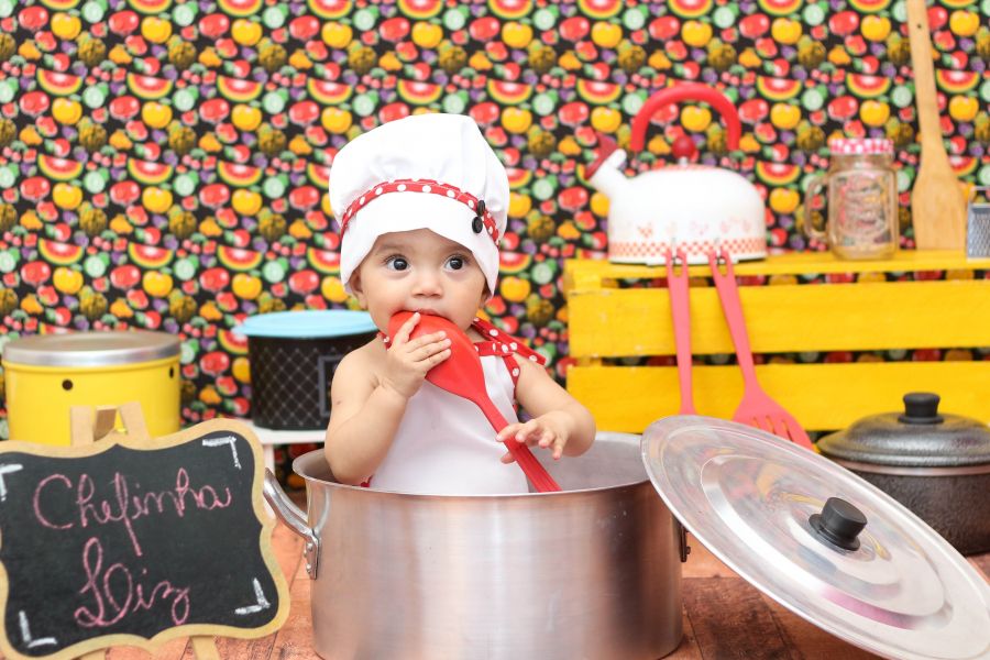 Ensaio Mini Chef - Liz 1 Ano