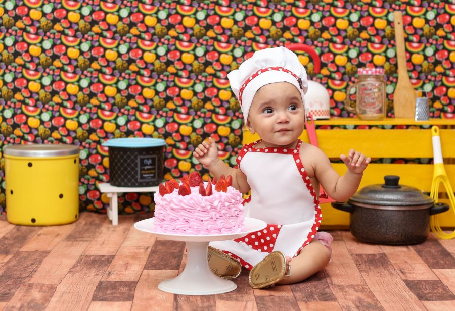 Ensaio Mini Chef - Liz 1 Ano