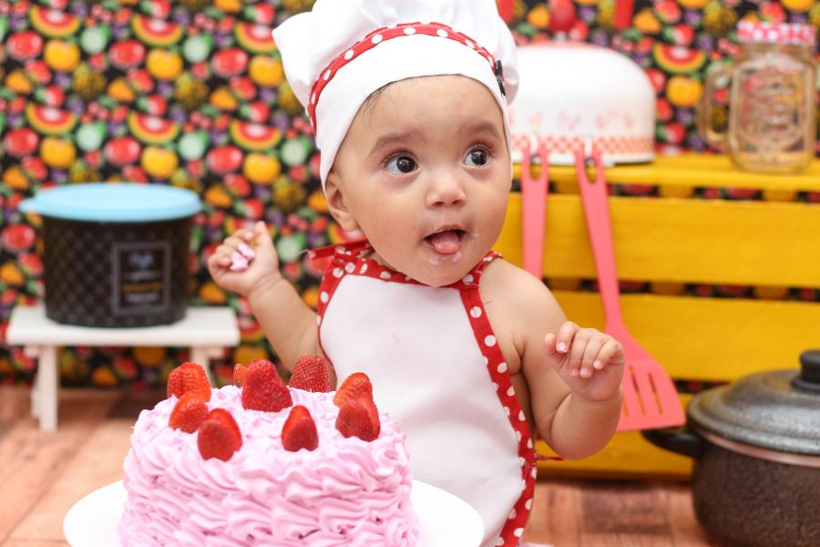 Ensaio Mini Chef - Liz 1 Ano