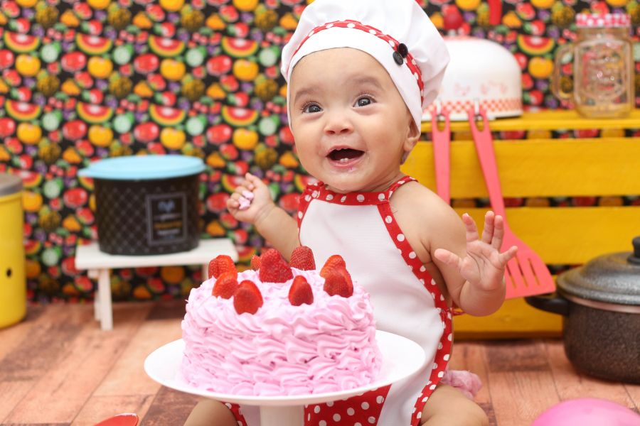 Ensaio Mini Chef - Liz 1 Ano