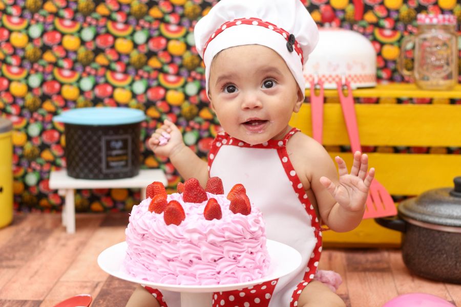 Ensaio Mini Chef - Liz 1 Ano