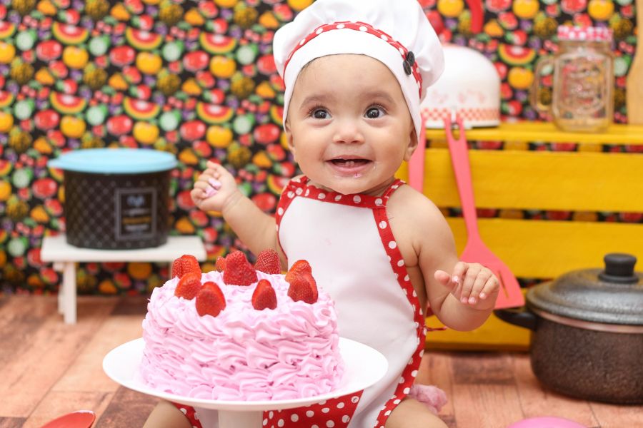 Ensaio Mini Chef - Liz 1 Ano