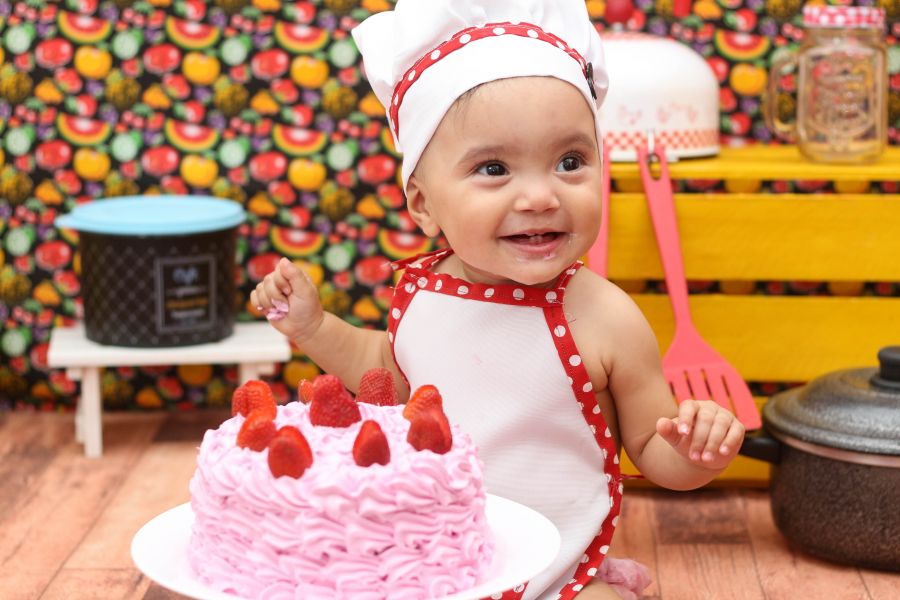 Ensaio Mini Chef - Liz 1 Ano