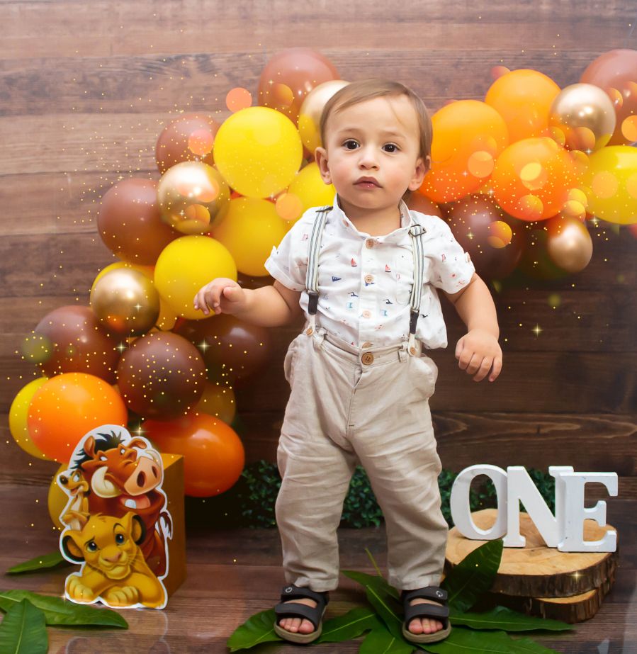 Ensaio Rei Leão - Thomas 1 Ano