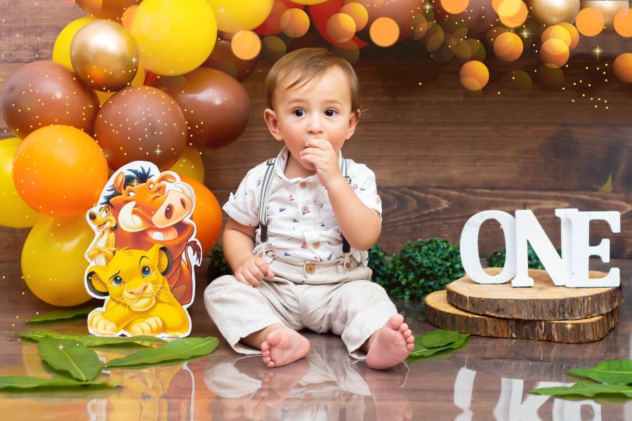 Ensaio Rei Leão - Thomas 1 Ano