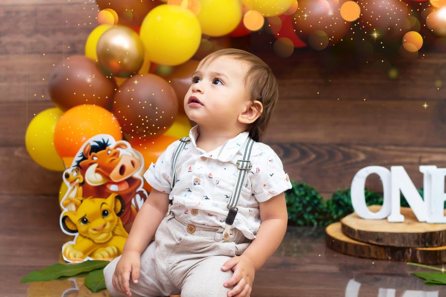 Ensaio Rei Leão - Thomas 1 Ano