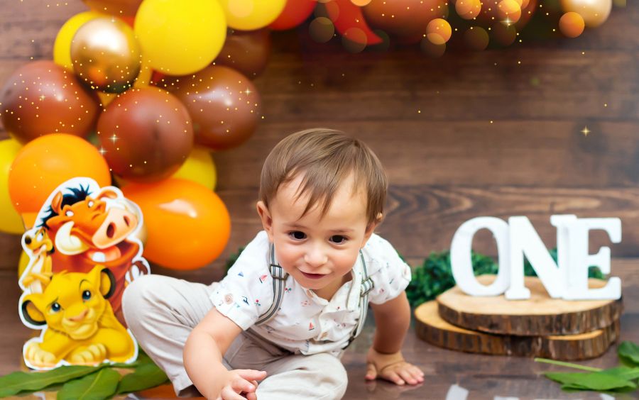 Ensaio Rei Leão - Thomas 1 Ano