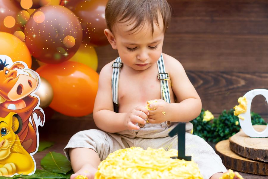 Ensaio Rei Leão - Thomas 1 Ano