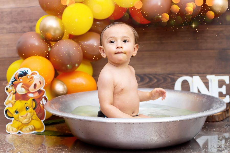 Ensaio Rei Leão - Thomas 1 Ano