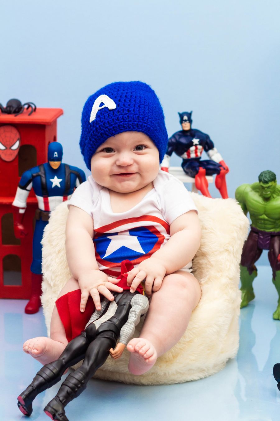Ensaio Vingadores - Théo 5 meses
