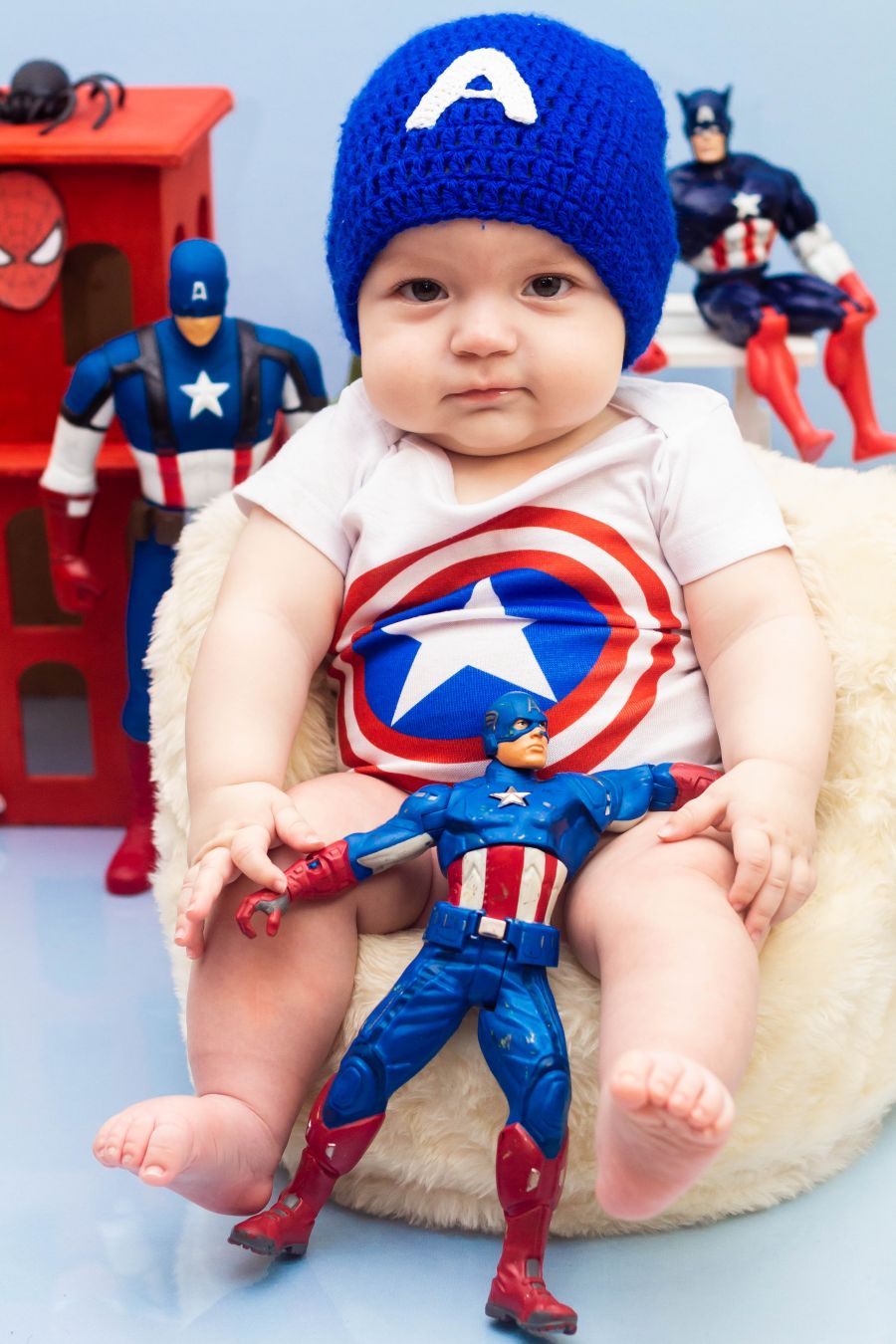 Ensaio Vingadores - Théo 5 meses