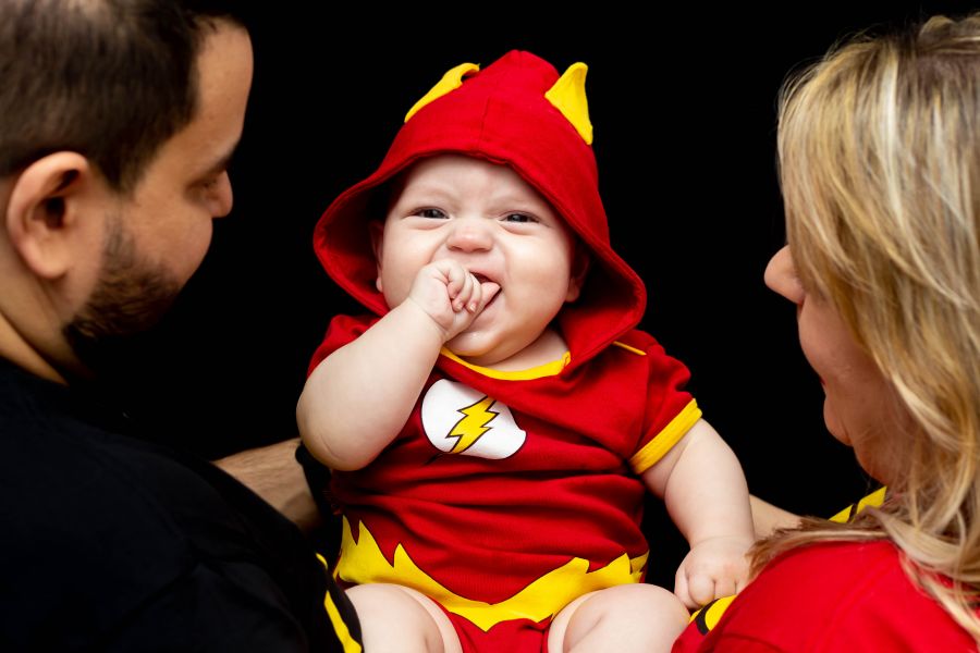 Ensaio Vingadores - Théo 5 meses