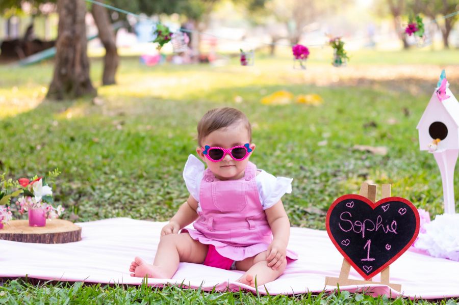 Ensaio Infantil em Parque - 1 ano Sophie