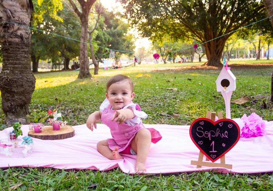 Ensaio Infantil em Parque - 1 ano Sophie