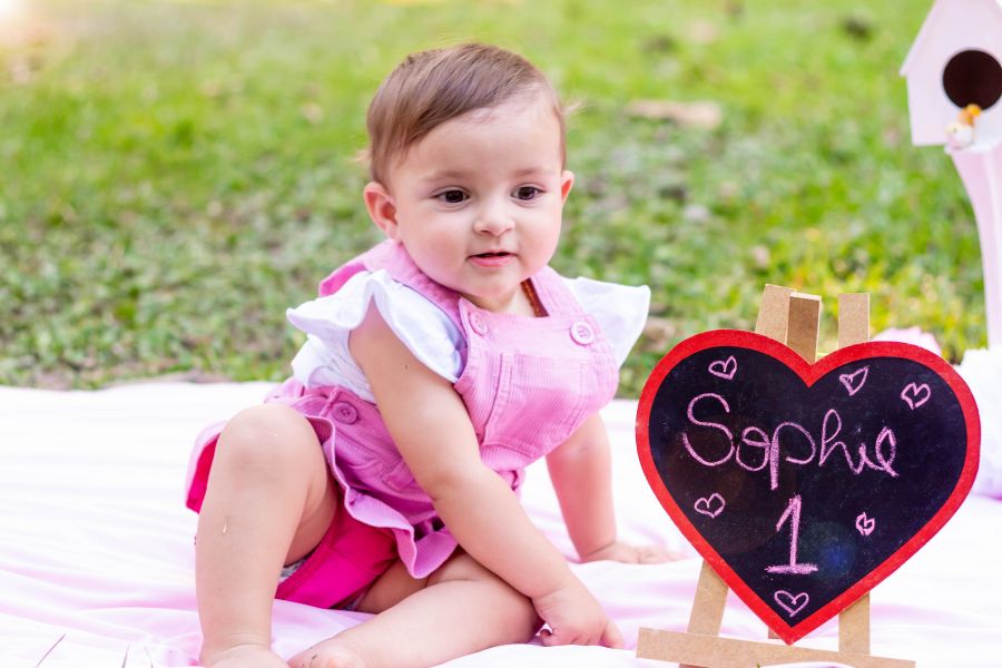 Ensaio Infantil em Parque - 1 ano Sophie