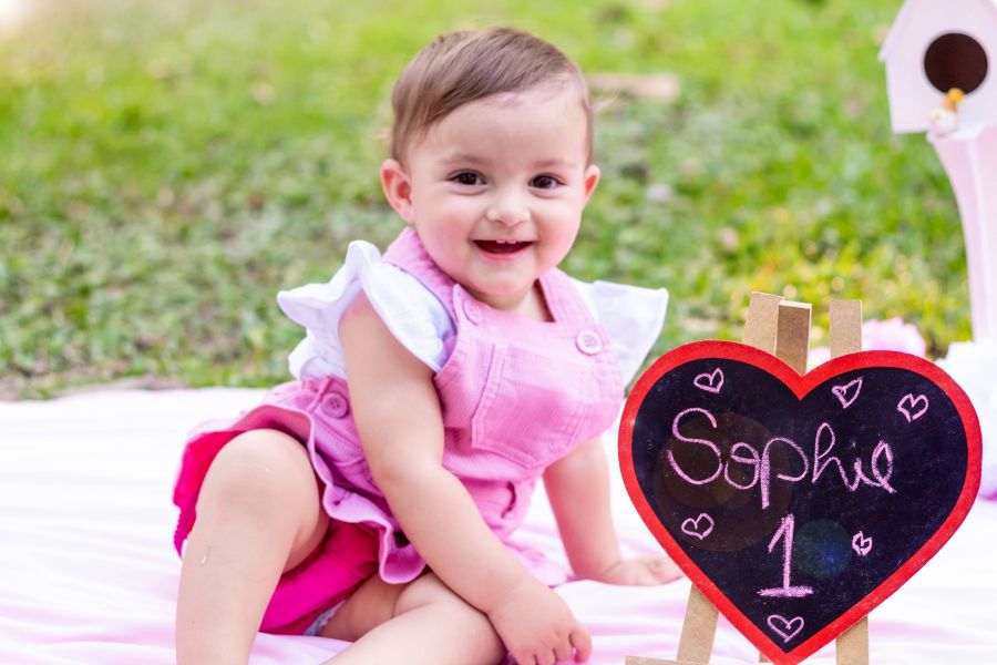 Ensaio Infantil em Parque - 1 ano Sophie