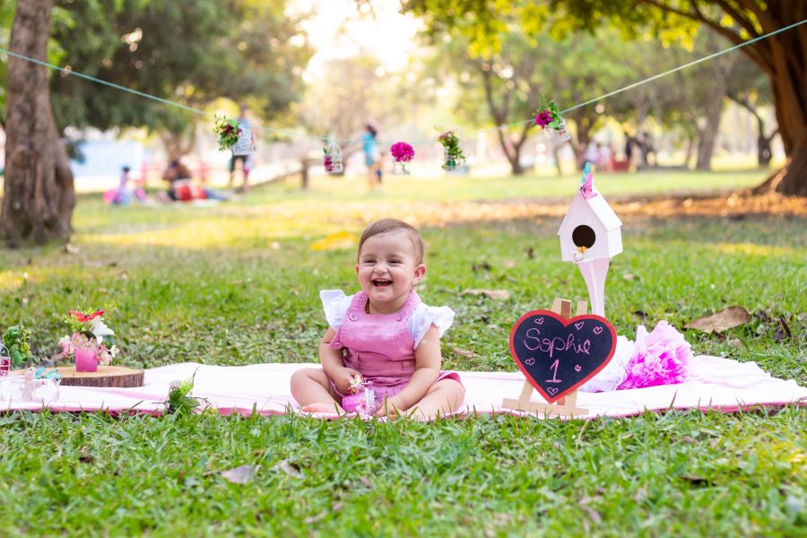 Ensaio Infantil em Parque - 1 ano Sophie