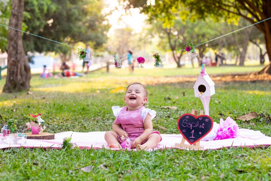 Ensaio Infantil em Parque - 1 ano Sophie