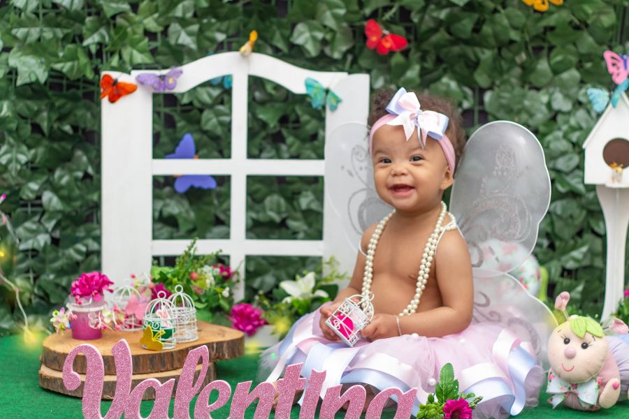 Smash the cake Jardim Encantado- 1 Ano Valentina