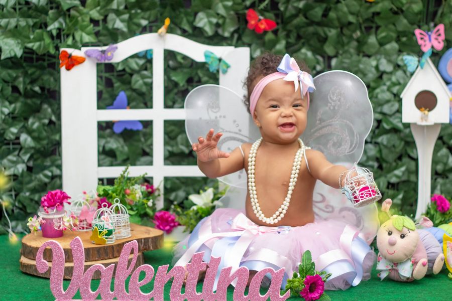 Smash the cake Jardim Encantado- 1 Ano Valentina