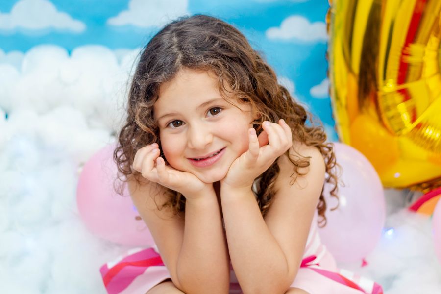 Ensaio Nuvem -  4 Anos Helena