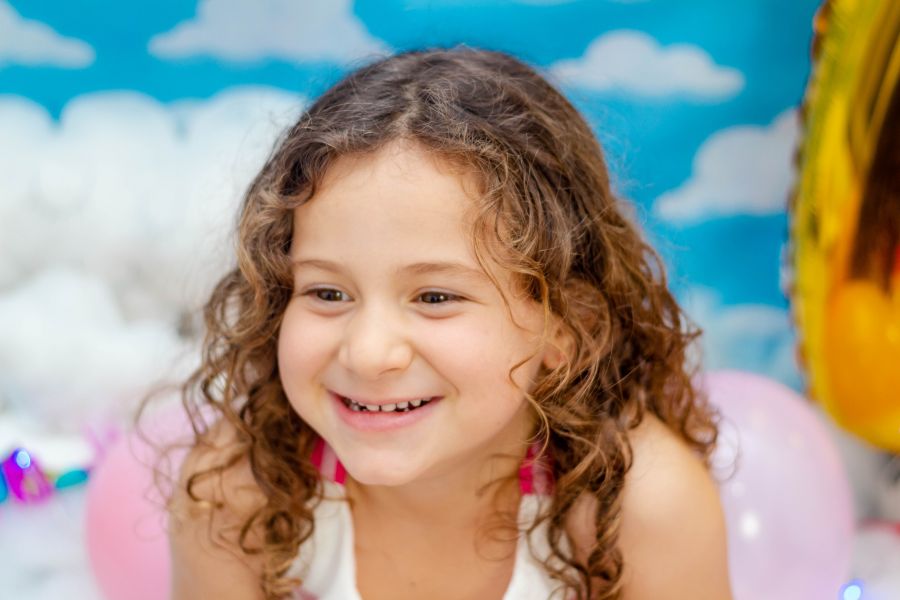 Ensaio Nuvem -  4 Anos Helena