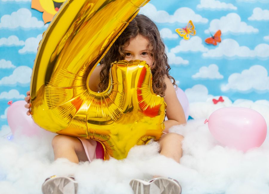 Ensaio Nuvem -  4 Anos Helena