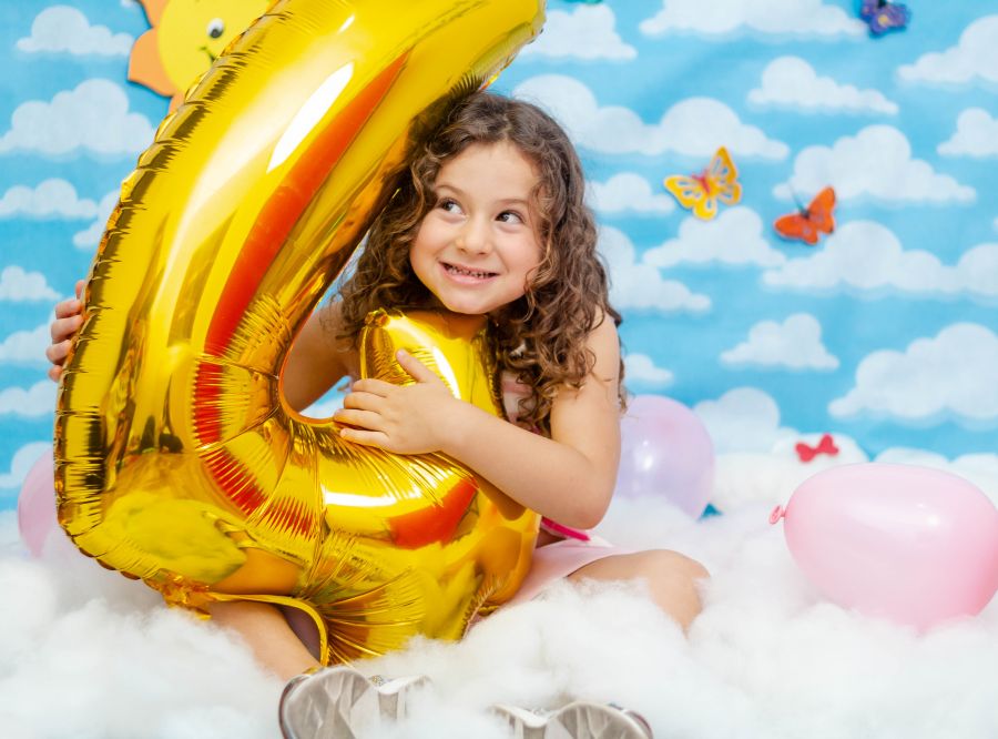 Ensaio Nuvem -  4 Anos Helena