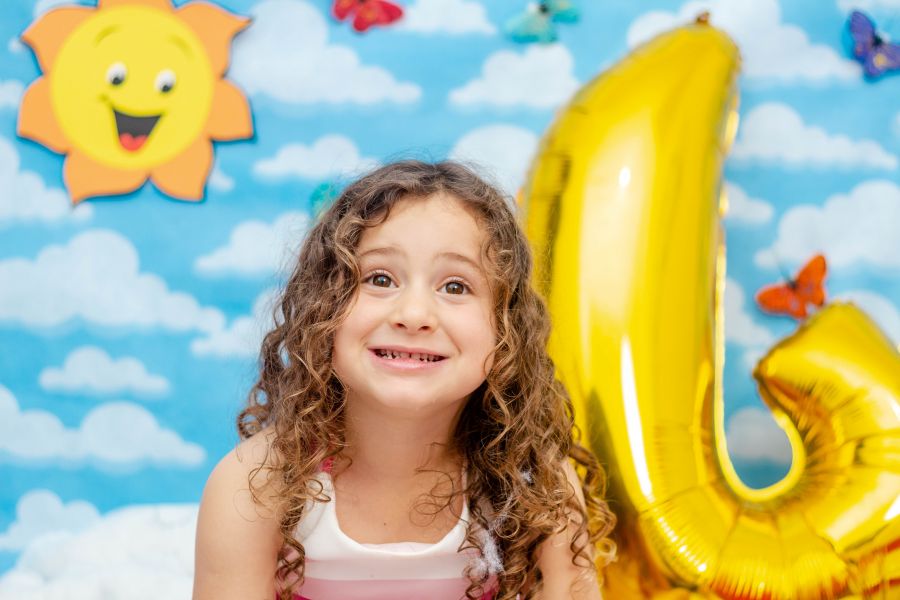 Ensaio Nuvem -  4 Anos Helena